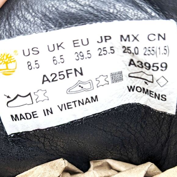 New Timberland Womens 8.5 Shoes Jayne Boots Fur Waterproof Metallic Grey Leather - Picture 11 of 11